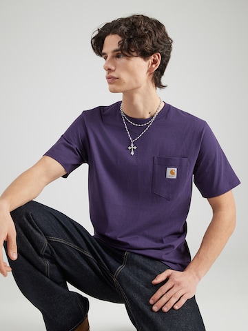 T-Shirt Carhartt WIP en violet : devant