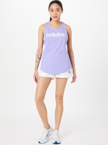 ADIDAS SPORTSWEAR - Top desportivo 'Essentials' em roxo