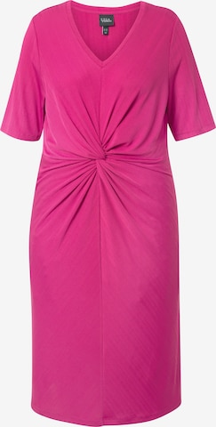 Robe Ulla Popken en rose : devant