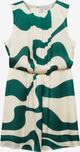 MANGO Kleid 'ROSA' in beige / grün, Produktansicht