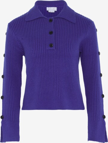 Pull-over BLONDA en violet : devant