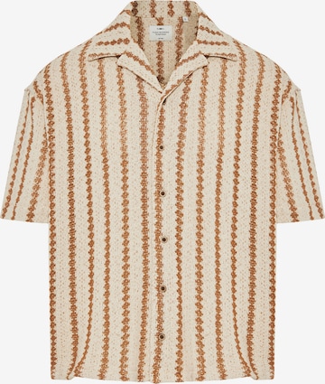 Funky Buddha Comfort Fit Paita värissä beige: etupuoli