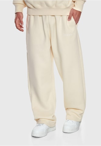 Loosefit Pantalon Dropsize en blanc