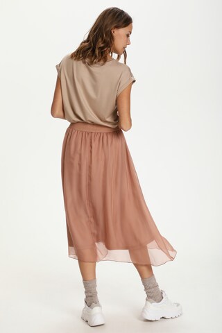 SAINT TROPEZ Skirt 'Coral' in Brown