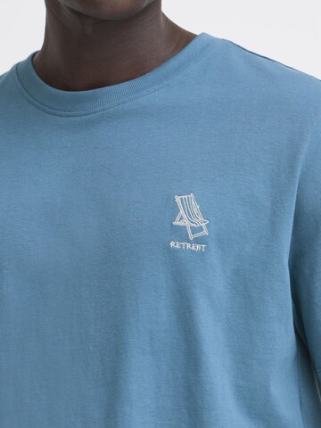 T-Shirt 'BHJeppe' BLEND en bleu