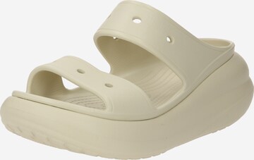 Zoccoletto 'Classic Crush' di Crocs in beige: frontale