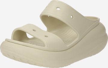 Crocs Muiltjes 'Classic Crush' in Beige: voorkant