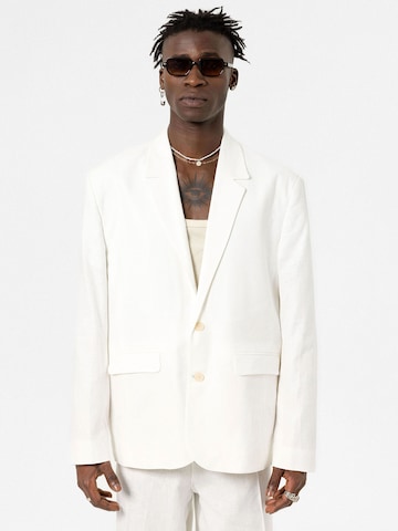 VAMOS CLO Regular fit Blazer 'Black-eyed Susan' in White: front