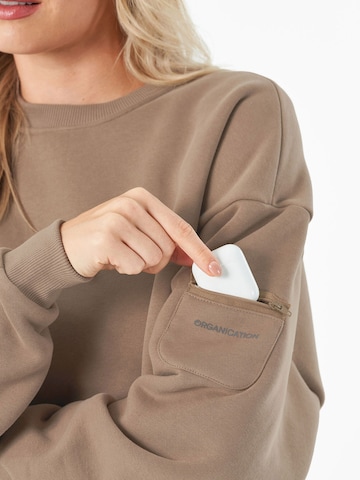 Organication Sweatshirt in Brown