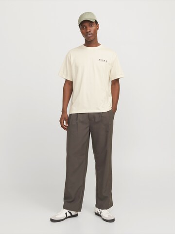 Maglietta 'JORSNAKE' di JACK & JONES in bianco