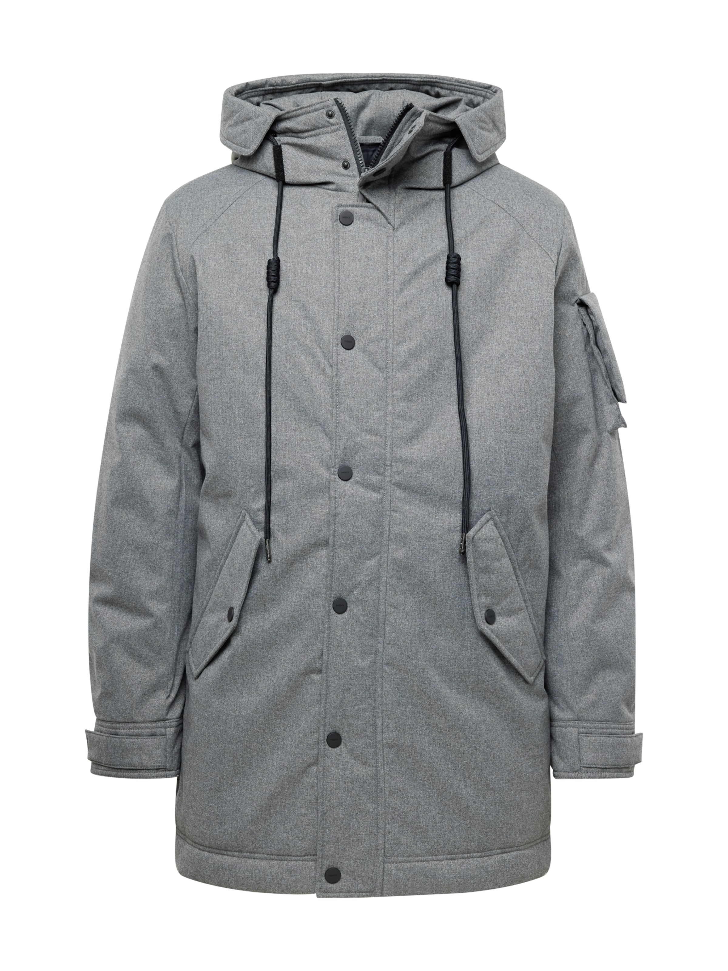 MEXX Overgangsparka i grå: forside
