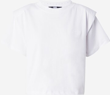 T-shirt Karl Lagerfeld en blanc : devant