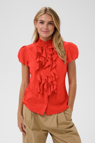 Chemisier SAINT TROPEZ en rouge : devant