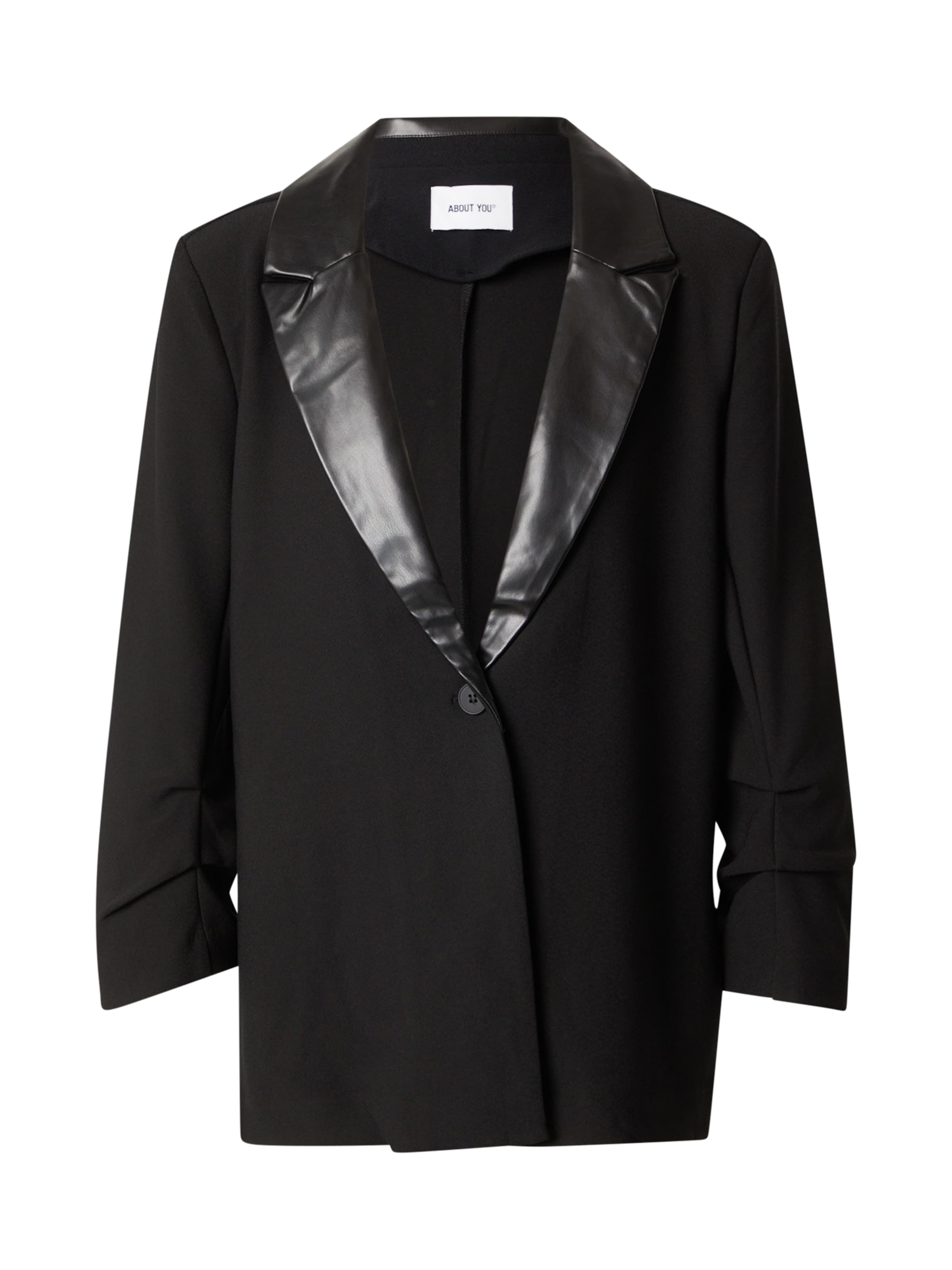 ABOUT YOU Μπλέιζερ 'Denise' σε μαύρο: μπροστά