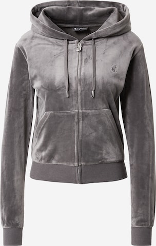 Juicy Couture Sweatjacke in Grau: predná strana