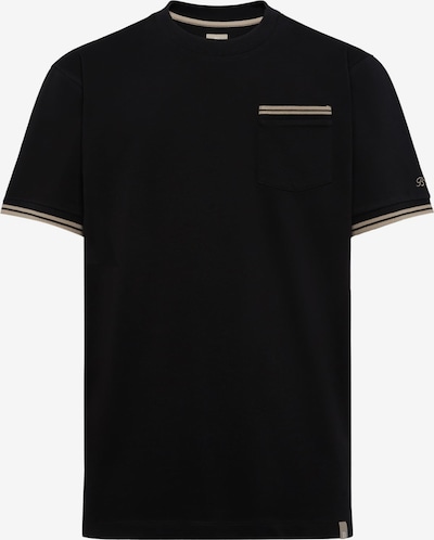 Boggi Milano T-Shirt in beige / schwarz, Produktansicht