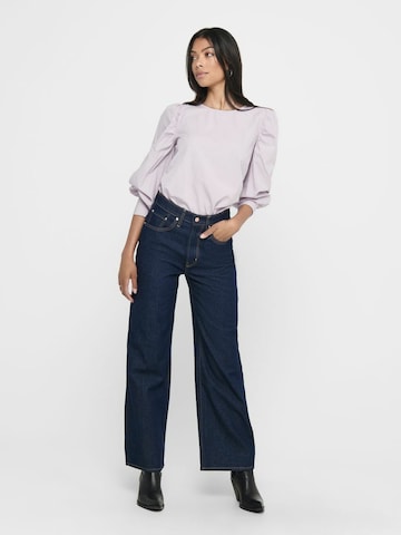 ONLY Wide Leg Jeans 'HOPE' in Blau