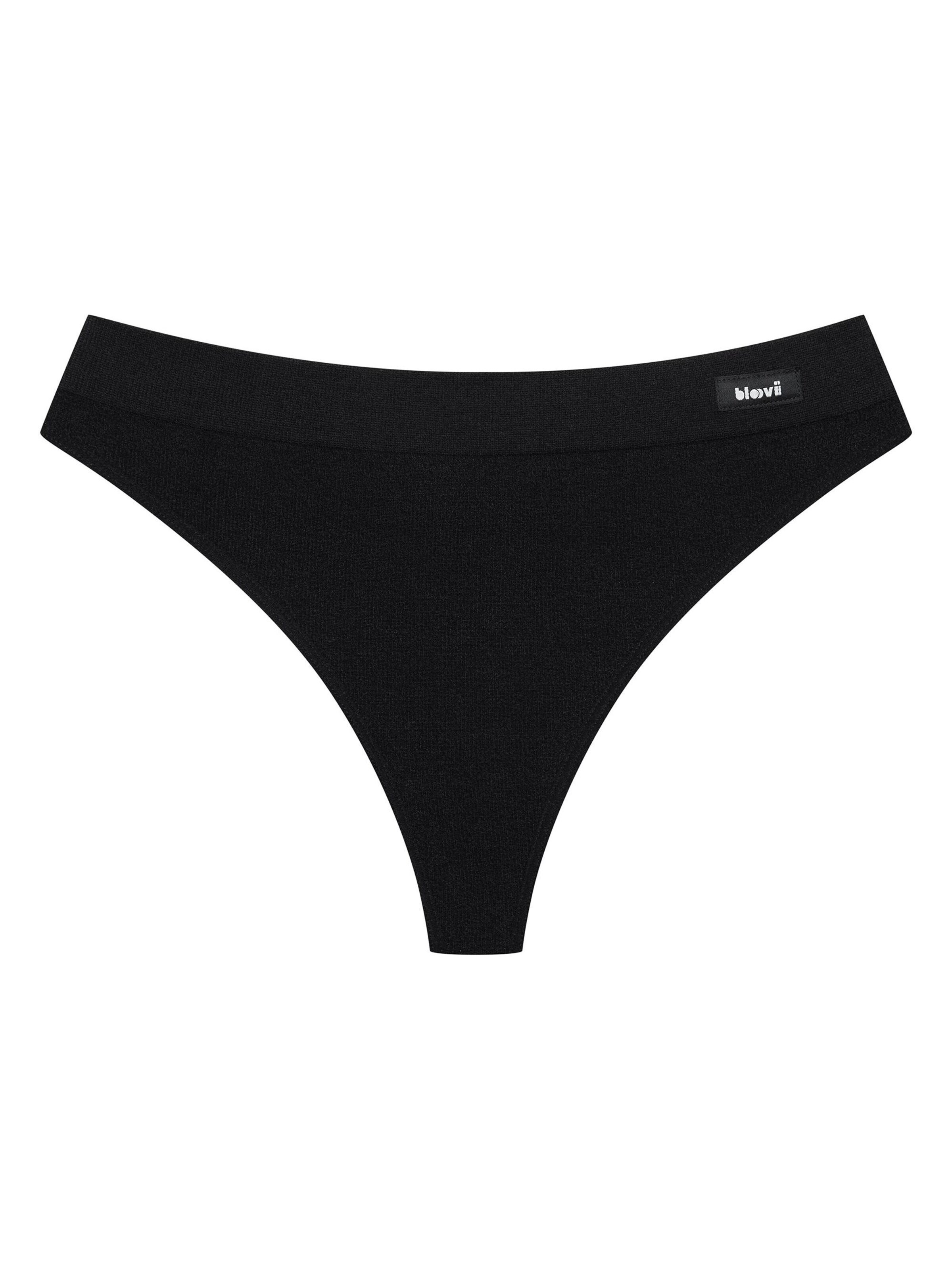 ESOTIQ Thong 'Arlan' in Black: front