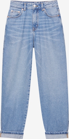 Pull&Bear Tapered Jeans in Blue: front