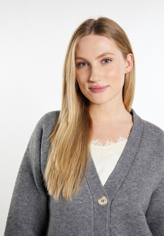 DreiMaster Klassik Knit Cardigan in Grey