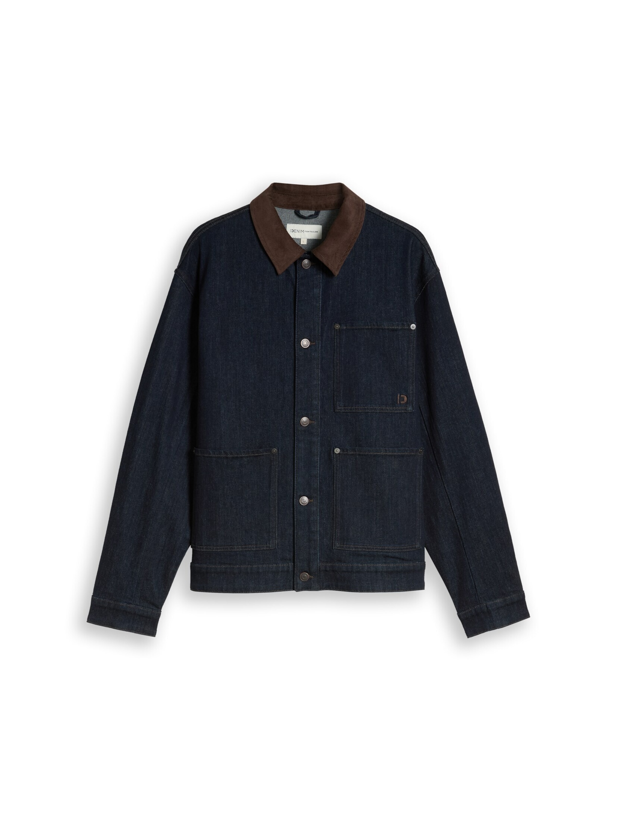 TOM TAILOR DENIM Between-season jacket in XXL in Blue denim, Item view
