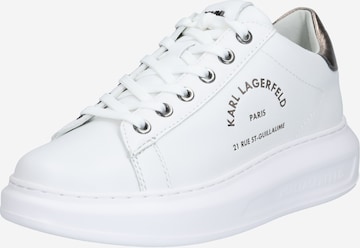 Sneaker bassa 'Kapri Maison' di Karl Lagerfeld in bianco: frontale