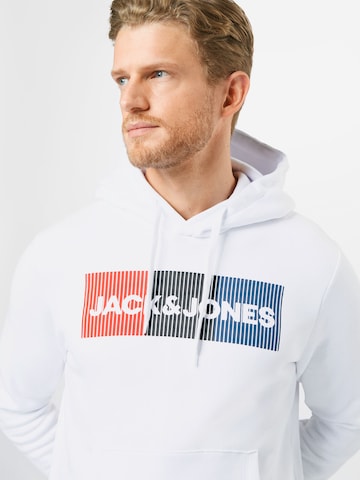 JACK & JONES Sweatshirt i vit