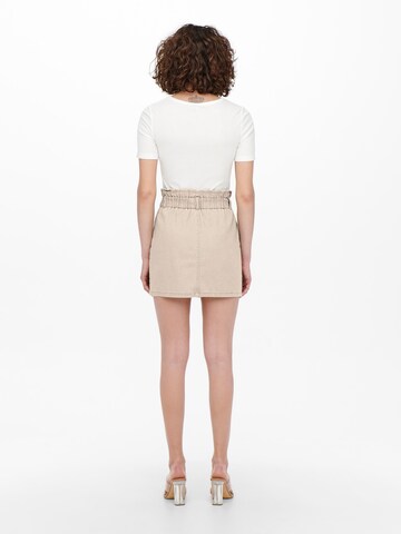 ONLY Skirt 'MILLIE' in Beige