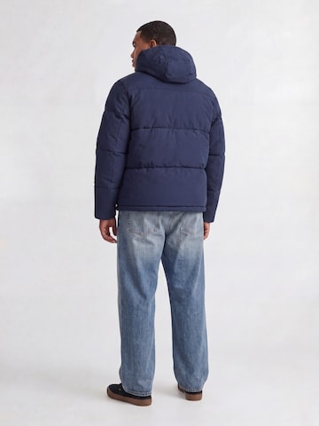 Jack & Jones Plus Zimná bunda 'JJGALAXY' - Modrá