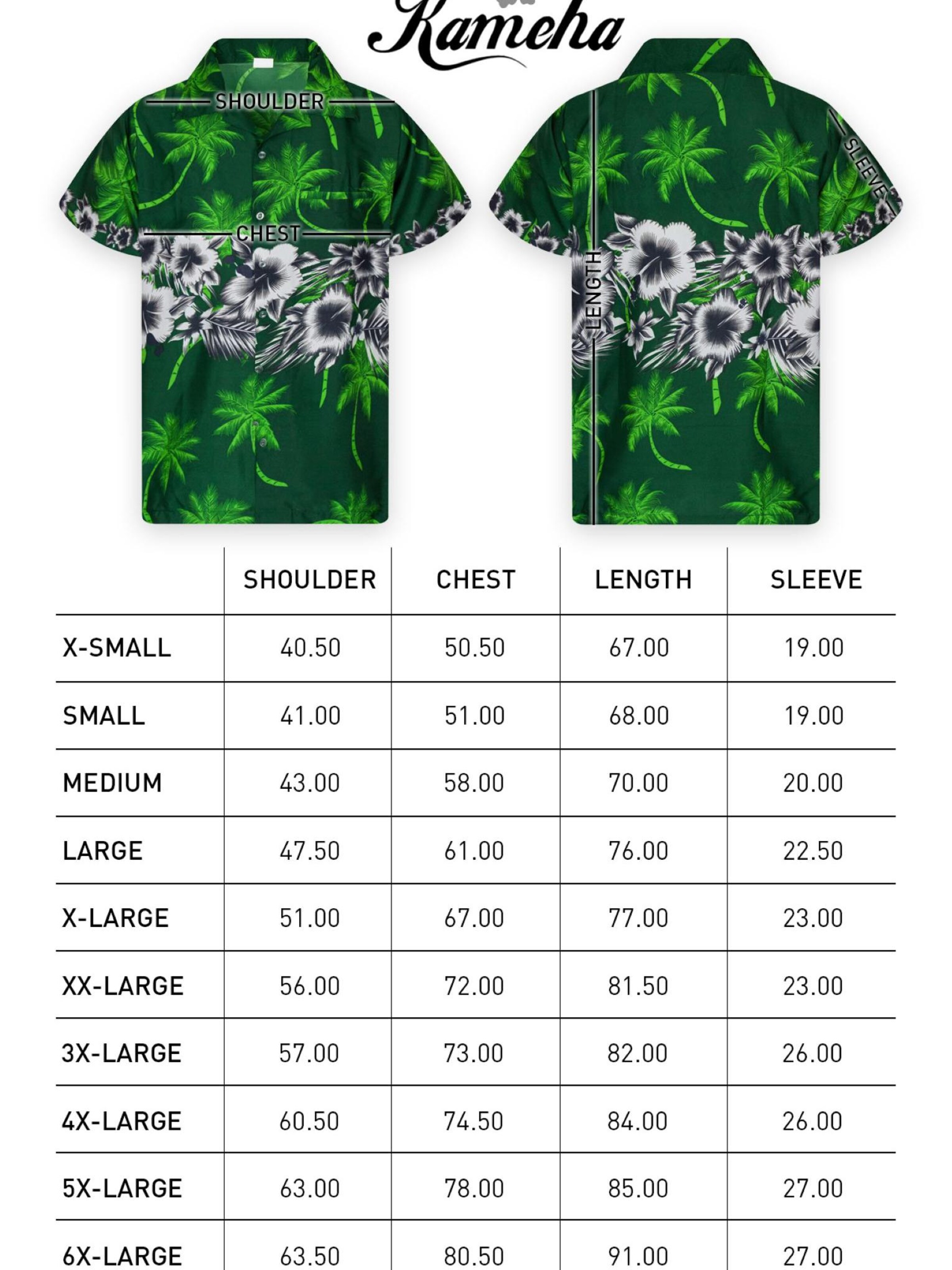 King Kameha Bluse 'Flower Chest'‌‌‌ in Grün