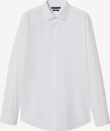 Camicia business 'Emeritol' di MANGO MAN in bianco: frontale