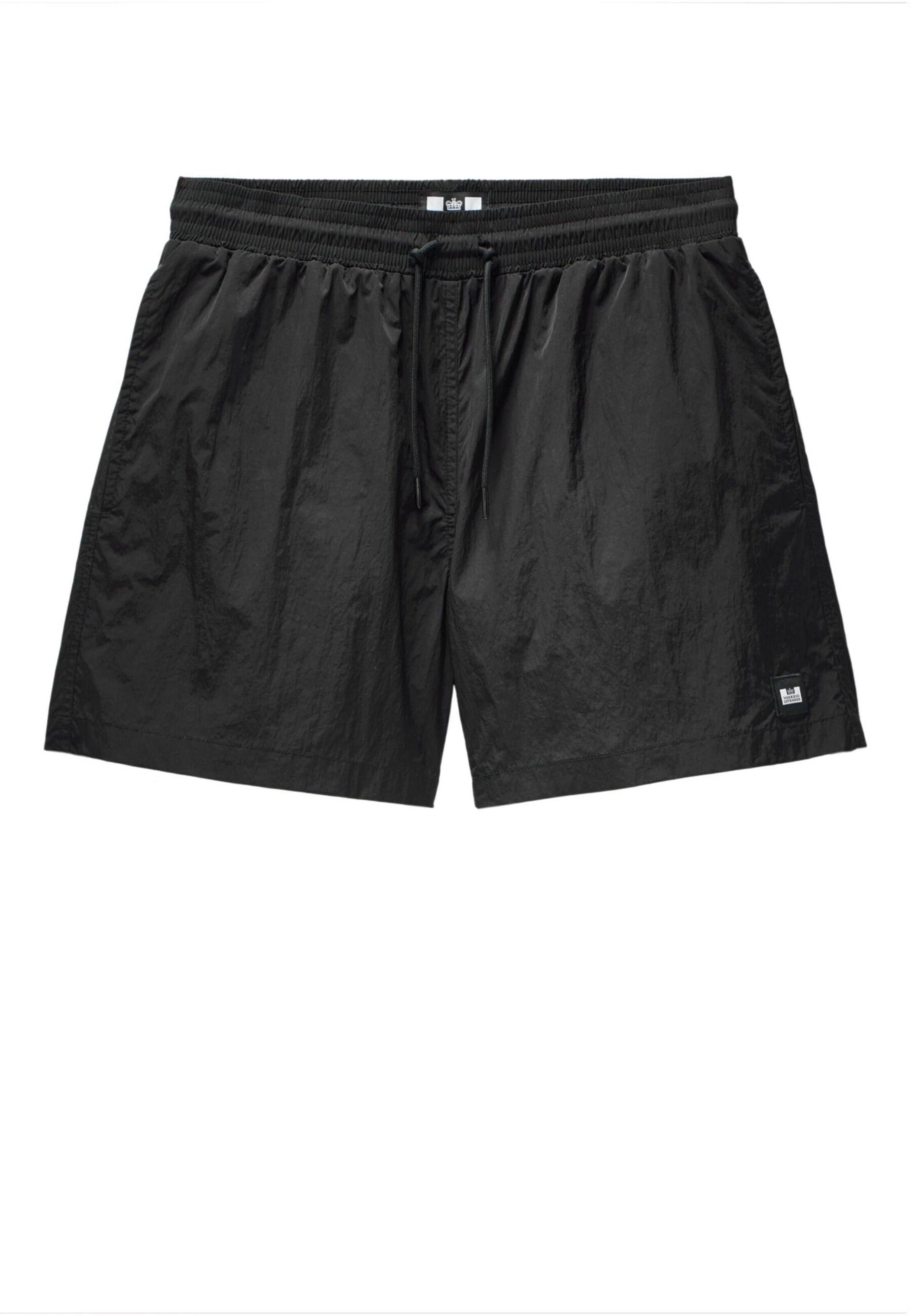 Weekend Offender Hose 'Stacks' in Schwarz: Vorderseite