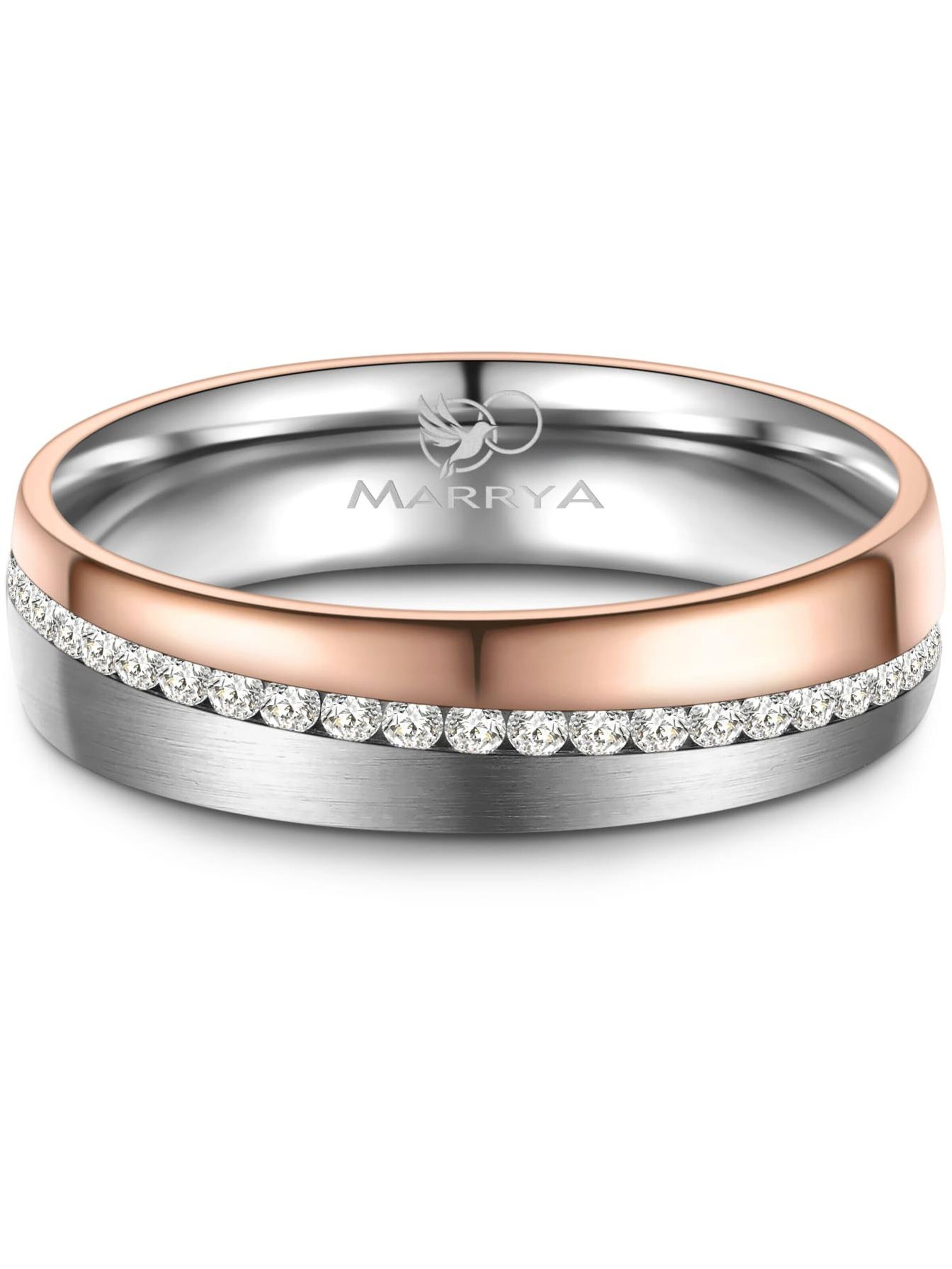 MARRYA Ring 'MARRYA TI-27 Ehering aus Titan' in Silver