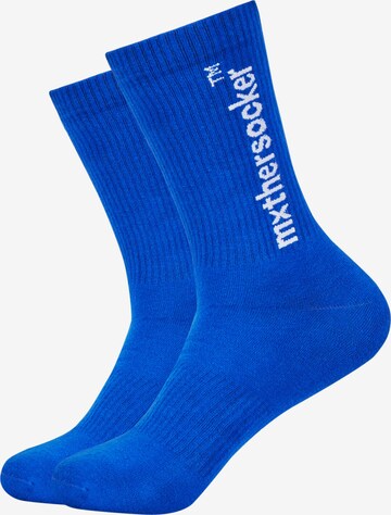 Mxthersocker Socken 'ESSENTIAL - THE ESSENTIAL MXTHERSOCKER' in Blau