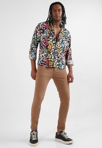 Campus Sutra - Ajuste confortable Camisa 'Joel' en Mezcla de colores