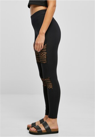 Urban Classics Skinny Leggings in Zwart