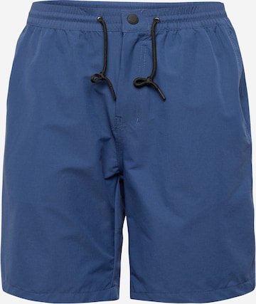 Vintage Industries Normální Kalhoty 'Eton' – modrá: přední strana