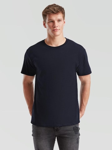 FRUIT OF THE LOOM Bluser & t-shirts 'Premium T-shirt' i blå: forside