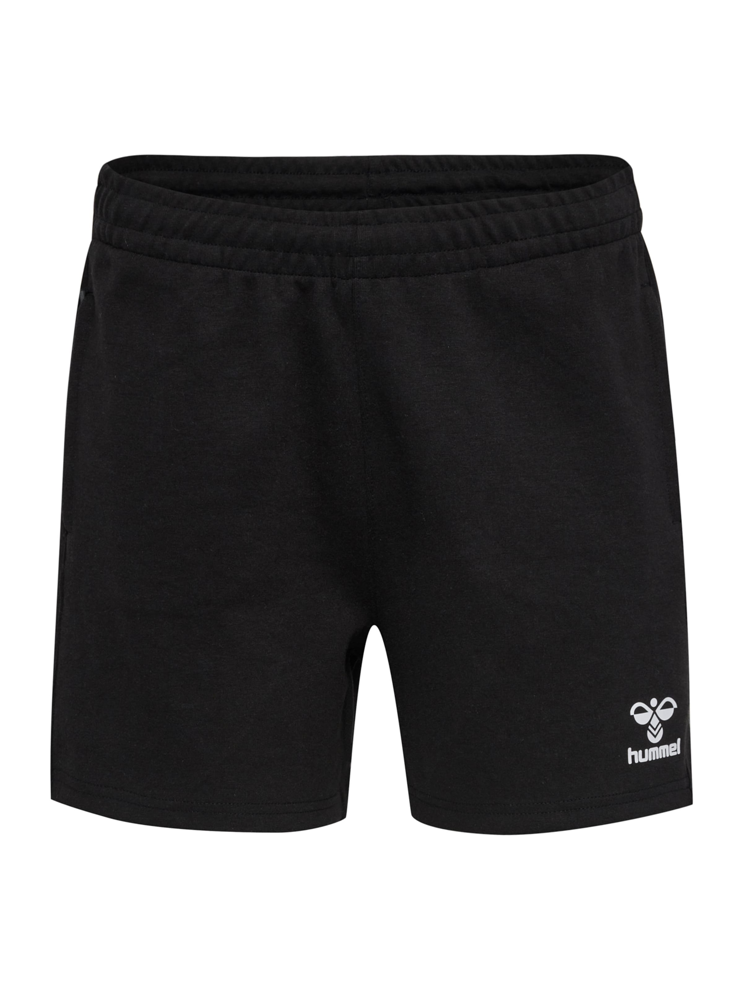 Hummel Regular Sportbroek 'Travel' in Zwart: voorkant