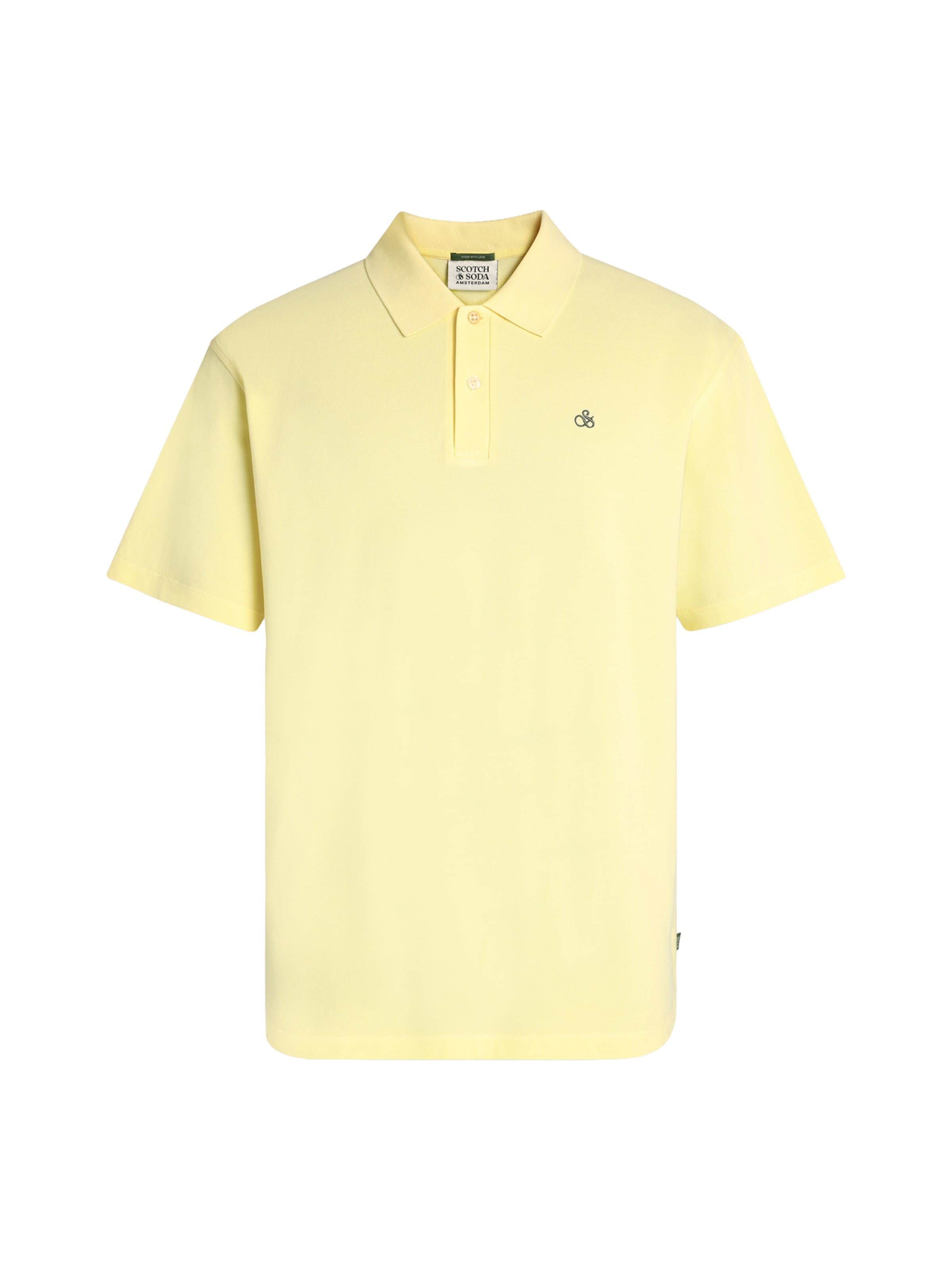 SCOTCH & SODA T-shirt i gul: framsida