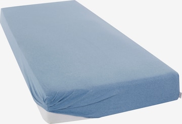 MY HOME Bed Sheet in Blue: front