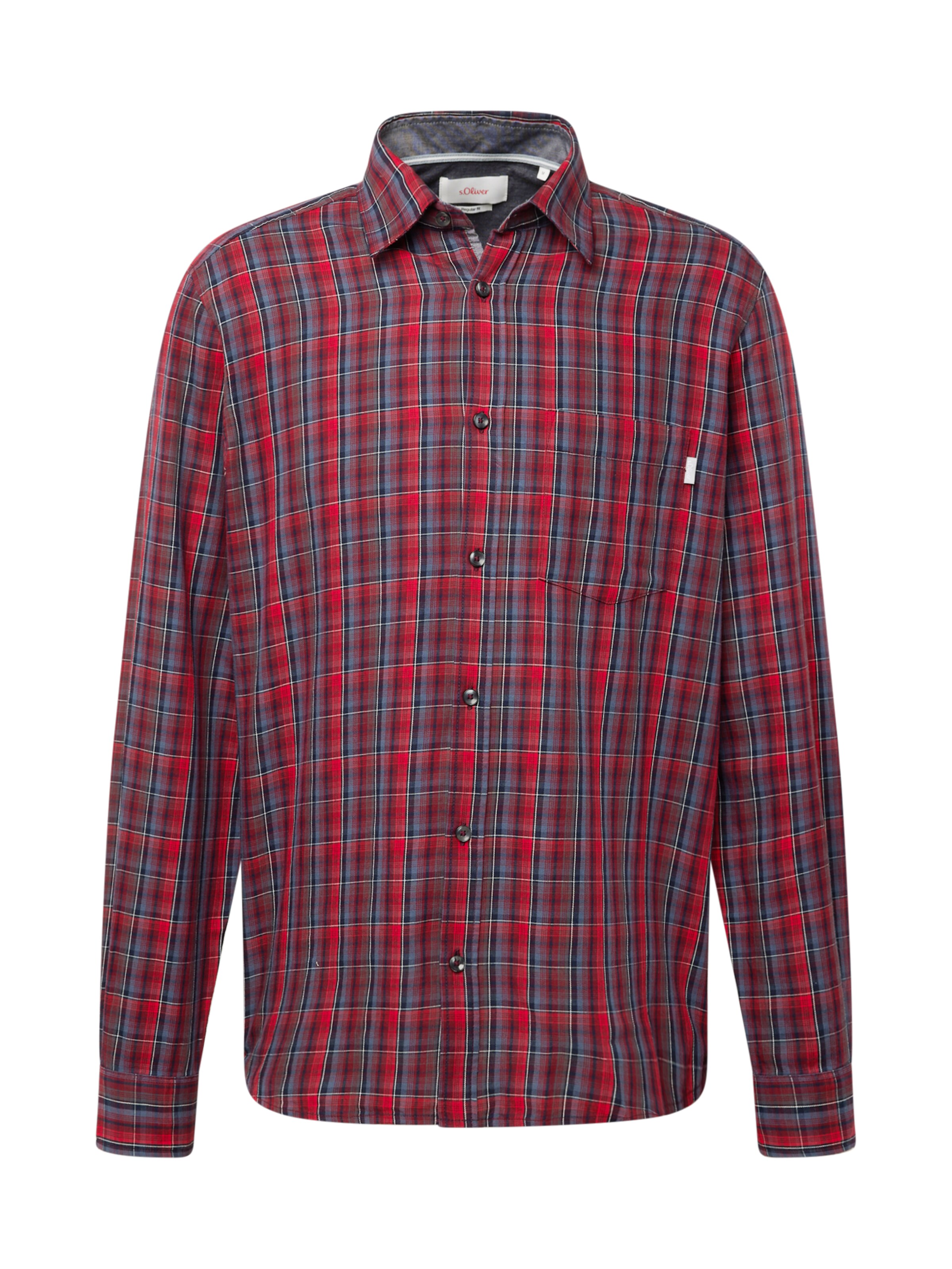 Coupe regular Chemise s.Oliver en rouge : devant