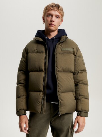 TOMMY HILFIGER Winterjas in Groen: voorkant