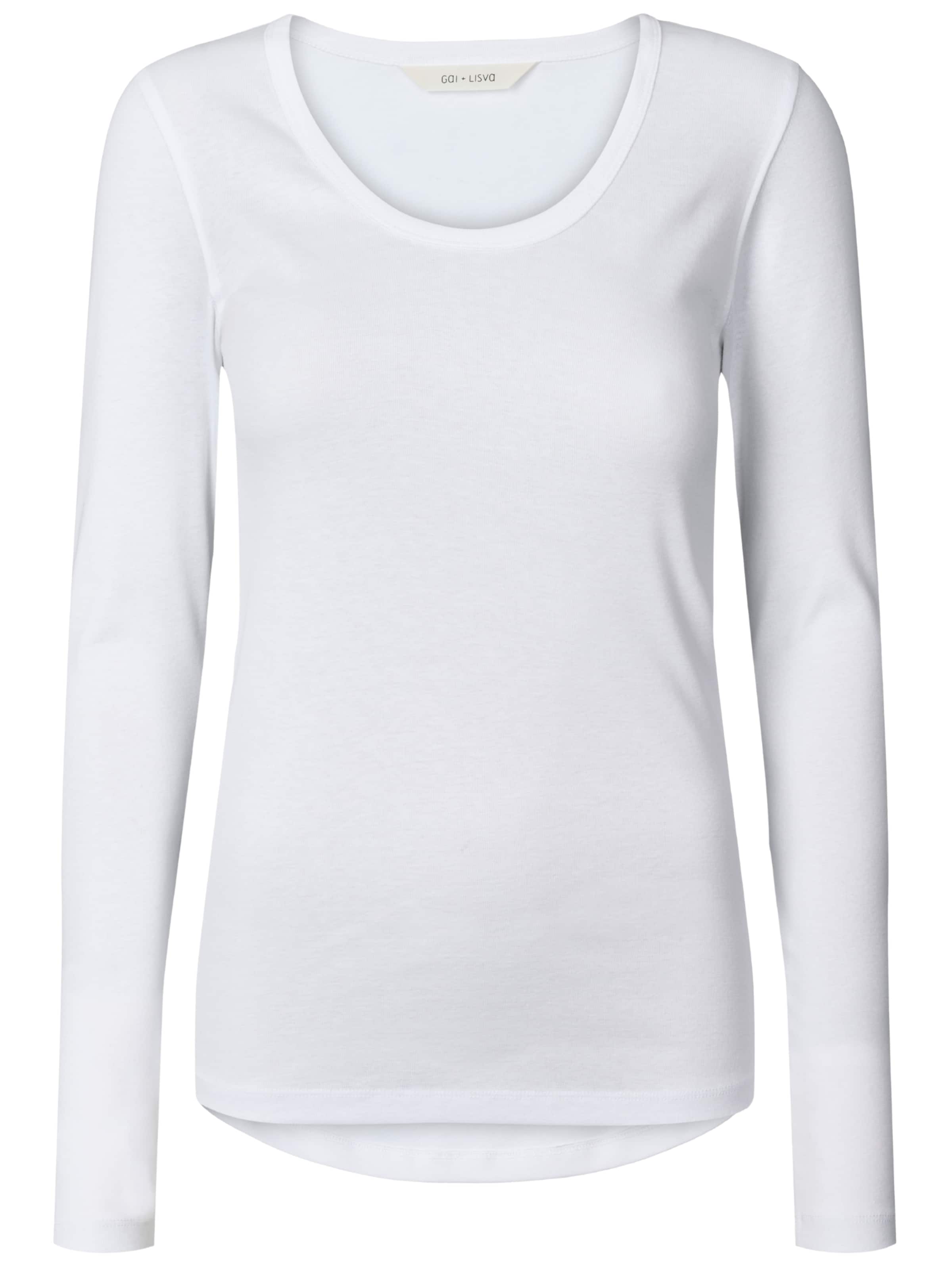 Gai+Lisva Tričko 'Ivy' – bílá: přední strana