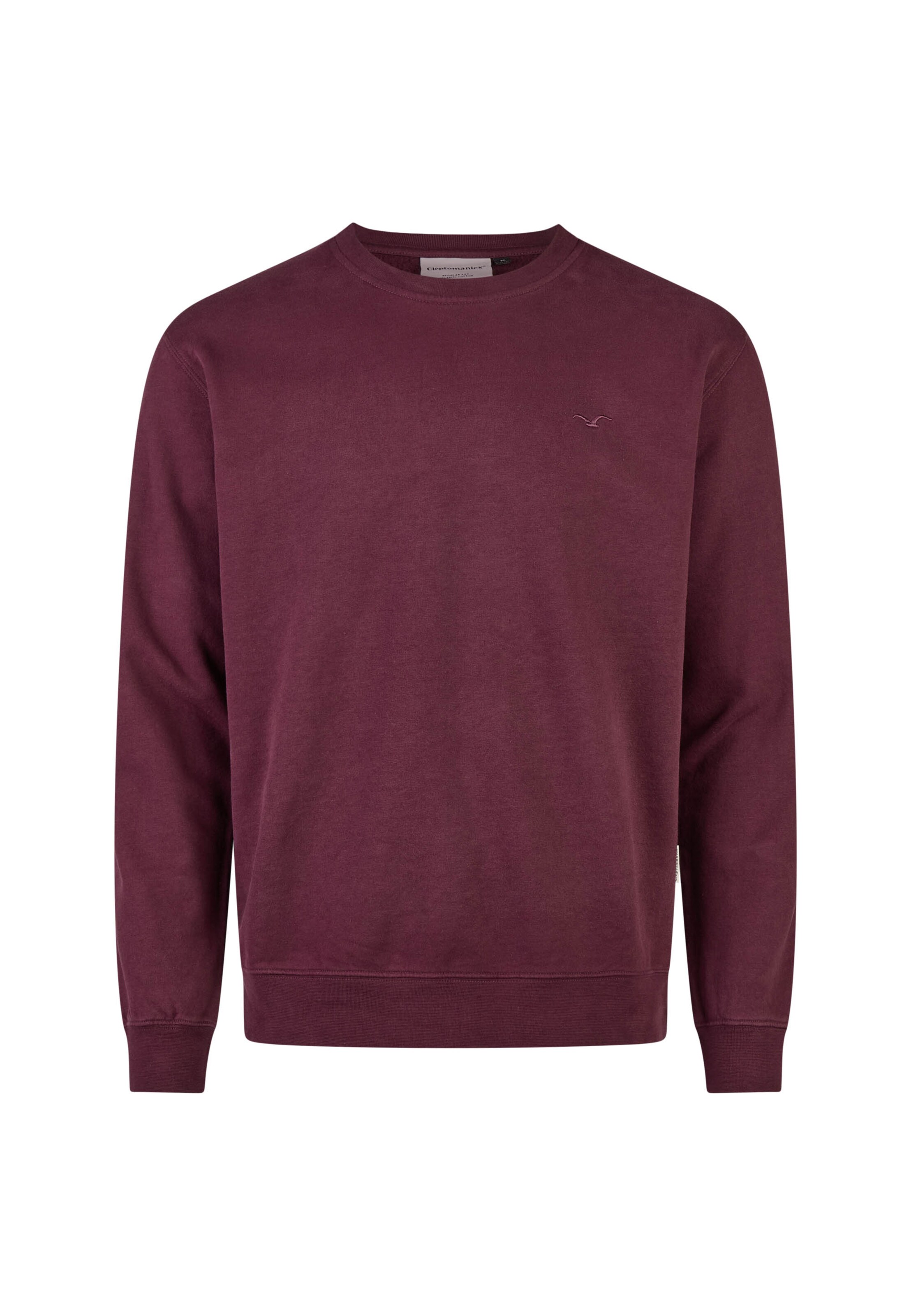 Cleptomanicx Sweatshirt 'Ligull' in Rot: Vorderseite