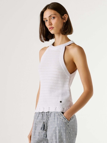 Tops en tricot 'Kinah' Pepe Jeans en blanc