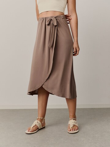 Ballali Skirt in Brown: front