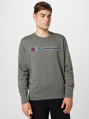 Champion Authentic Athletic Apparel Sweatshirt in Green: front