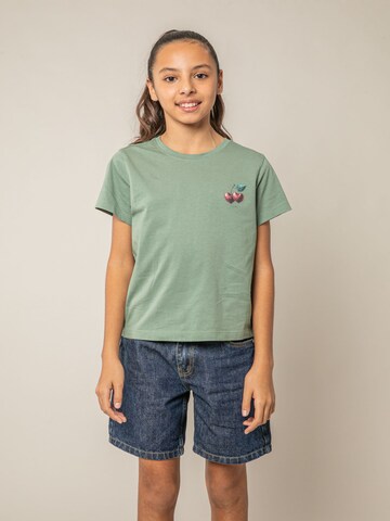 Deeluxe Shirt 'Cherryhearth' in Groen: voorkant