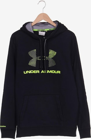 UNDER ARMOUR Sweatshirt & Zip-Up Hoodie in L in Black: front